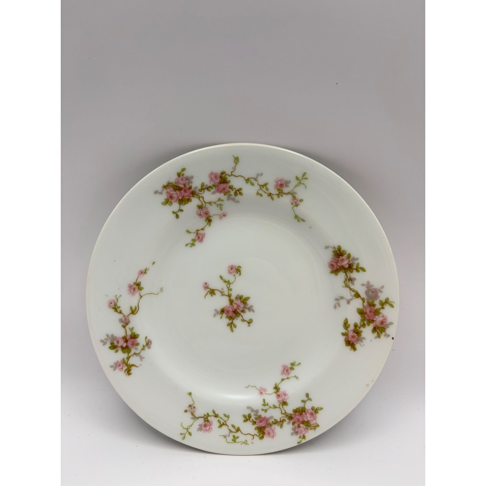 Vintage Theodore Haviland Limoges France Pink Floral Dessert Plates Set of 3